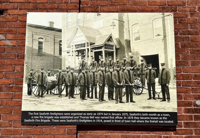 Seaforth Firefighters Marker. Click for full size. Seaforth Firefighters Marker image. Click for full size.