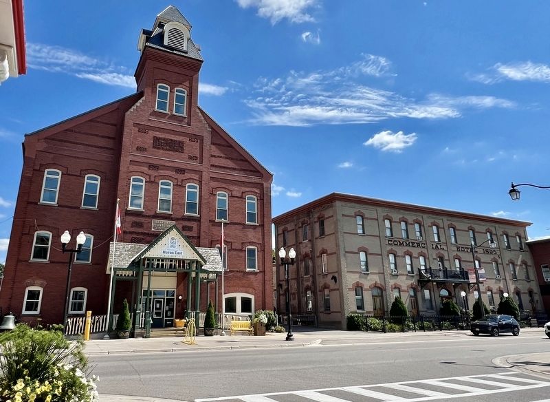 Seaforth Town Hall (and Commercial Hotel) in 2025. Click for full size. Seaforth Town Hall (and Commercial Hotel) in 2025 image. Click for full size.