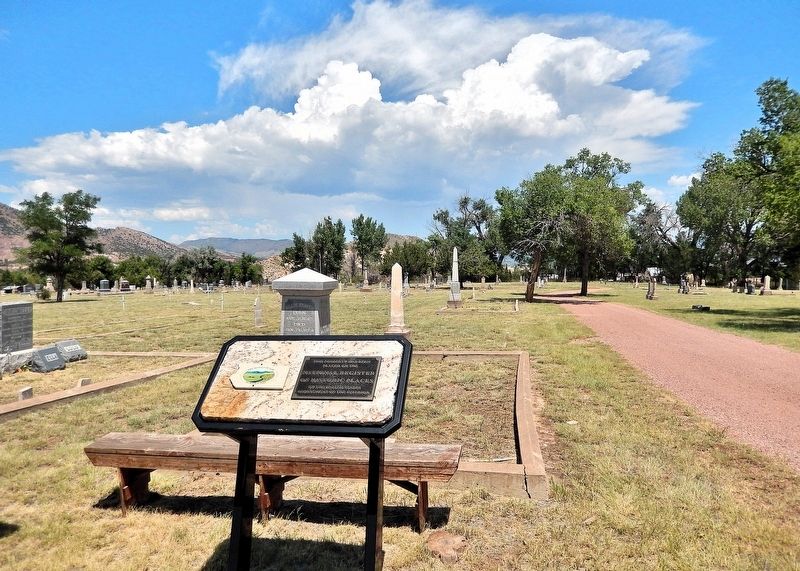 Greenwood Cemetery Marker. Click for full size. Greenwood Cemetery Marker image. Click for full size.