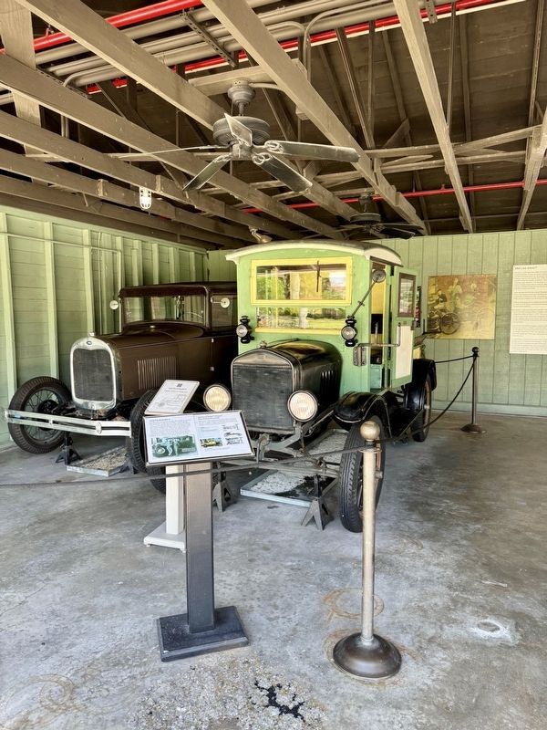 1929 Ford Model A/1921 Ford Model T Chassis Converted into a truck Marker. Click for full size. 1929 Ford Model A/1921 Ford Model T Chassis Converted into a truck Marker image. Click for full size.