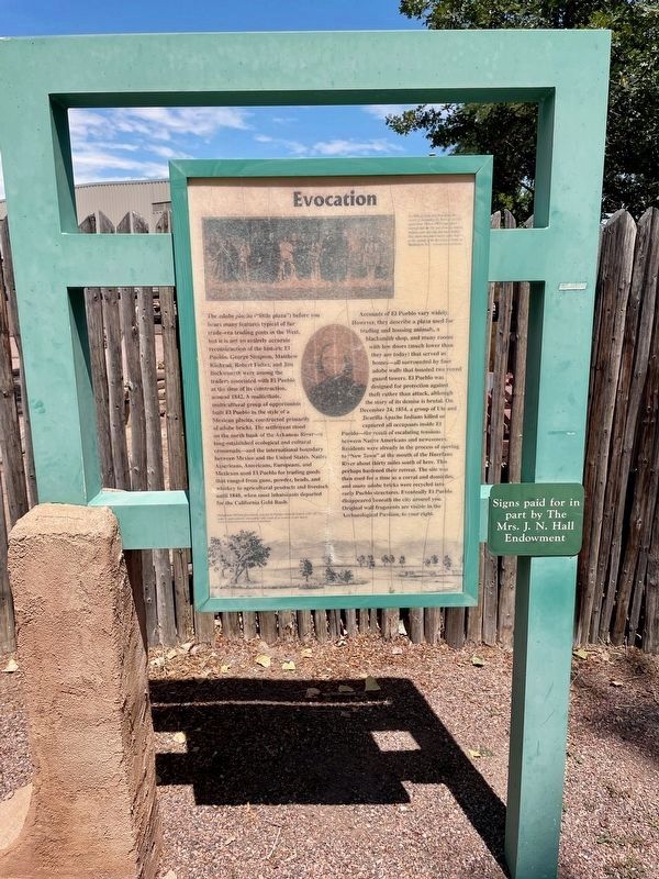 The "Little Plaza" is behind & tp the left of the marker. image. Click for full size.