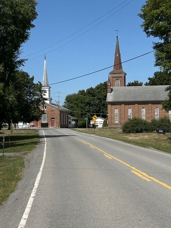 Looking North From the Patriots Burials Marker image. Click for full size.