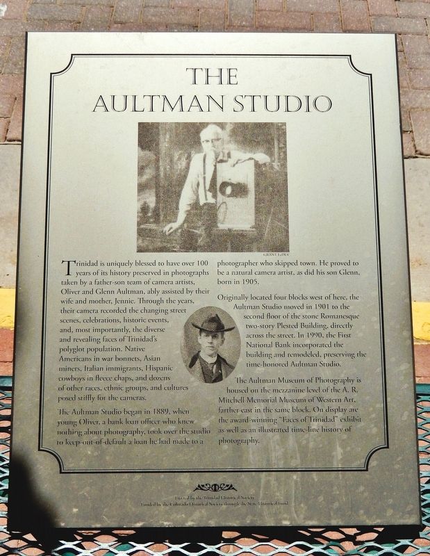 The Aultman Studio Marker. Click for full size. The Aultman Studio Marker image. Click for full size.