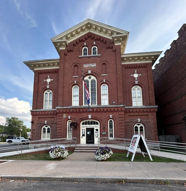 Palmyra Village Hall Directly Across From The Park image. Click for full size.
