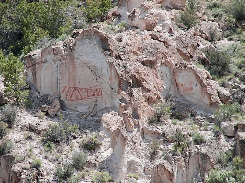 Indian Blanket Pictograph image. Click for full size.