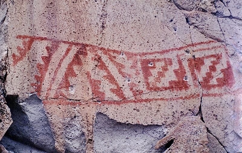 Indian Blanket Pictograph image. Click for full size.