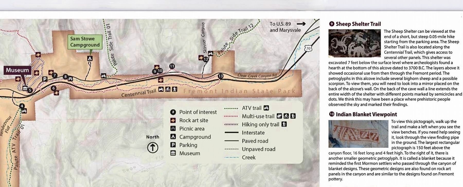 Trails Map -- the viewpoint is at #10 image. Click for full size.