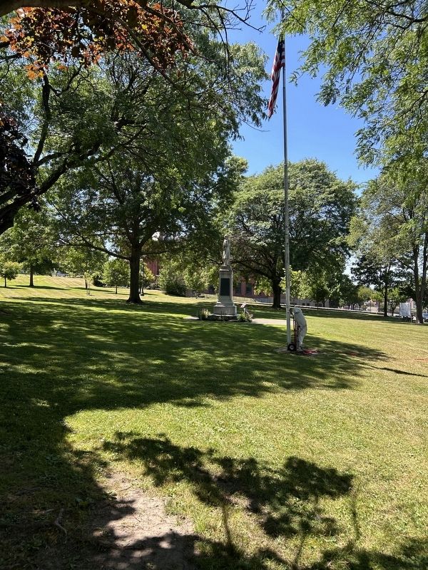 Oswego Civil War Monument. Click for full size. Oswego Civil War Monument image. Click for full size.