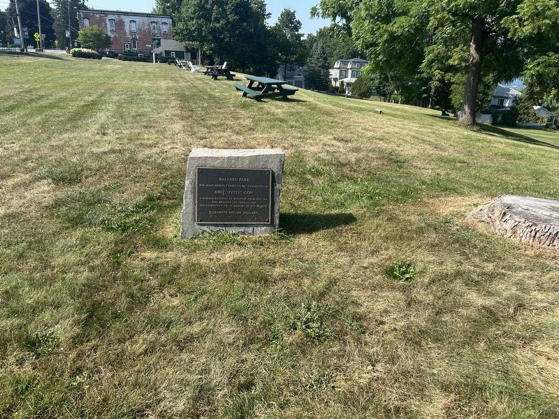 Ballard Park Marker. Click for full size. Ballard Park Marker image. Click for full size.