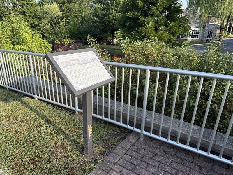 Friends of the Chambersburg Water Wheel Marker. Click for full size. Friends of the Chambersburg Water Wheel Marker image. Click for full size.