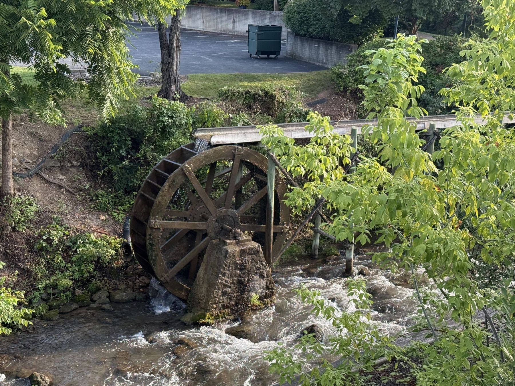 The Replica Chambersburg Water Wheel. Click for full size. The Replica Chambersburg Water Wheel image. Click for full size.