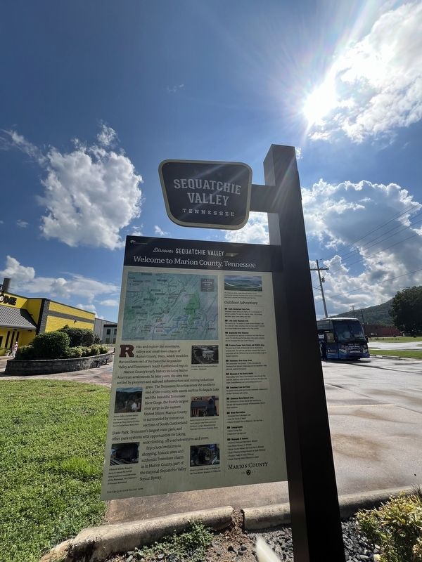 Sequatchie Valley Tennessee Marker Side #2 image. Click for full size.