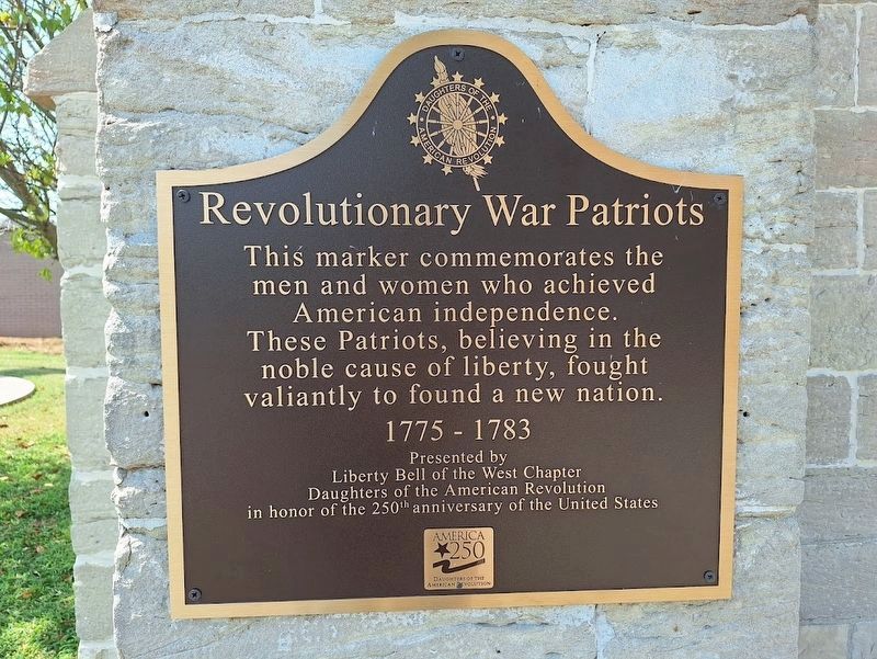 Revolutionary War Patriots Marker. Click for full size. Revolutionary War Patriots Marker image. Click for full size.