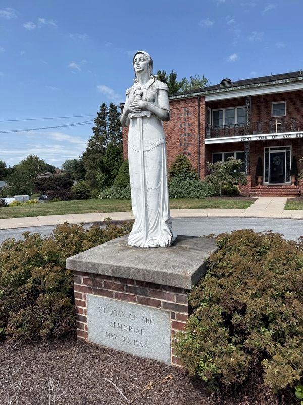 St. Joan of Arc Memorial. Click for full size. St. Joan of Arc Memorial image. Click for full size.