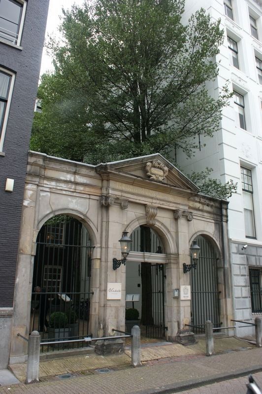 Schouwburg van Van Campen - entrance gate. Click for full size. Schouwburg van Van Campen - entrance gate image. Click for full size.