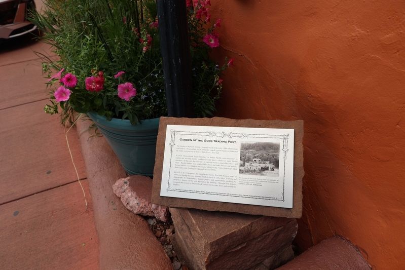 Garden of The Gods Trading Post Marker image. Click for full size.