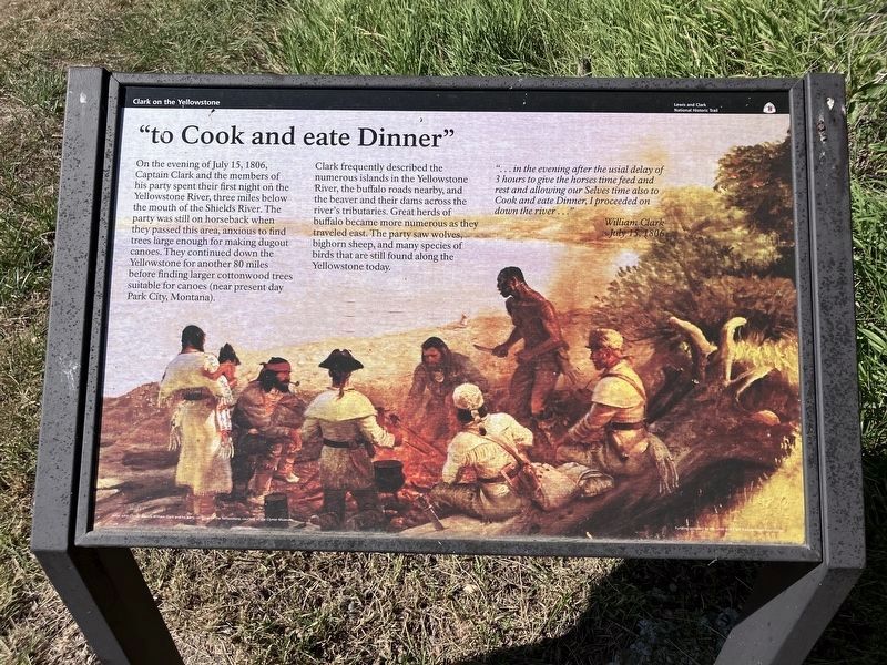 "to Cook and eate Dinner" Marker image. Click for full size.