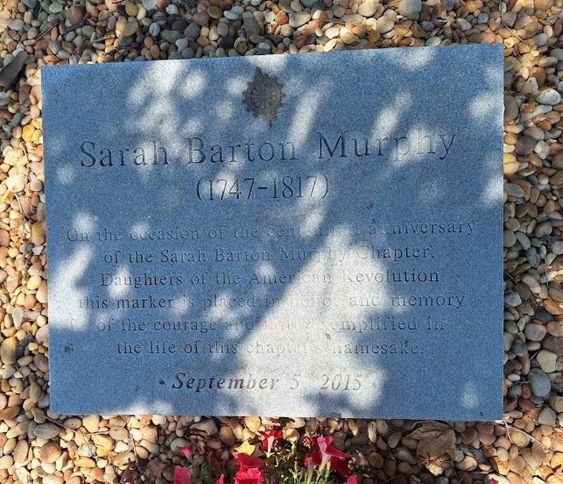 Sarah Barton Murphy Marker. Click for full size. Sarah Barton Murphy Marker image. Click for full size.