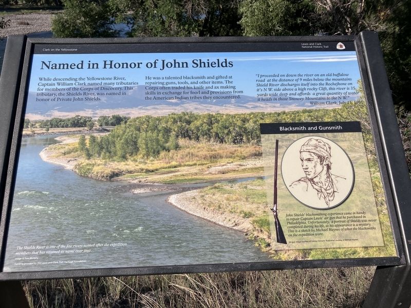 Named in Honor of John Shields Marker. Click for full size. Named in Honor of John Shields Marker image. Click for full size.