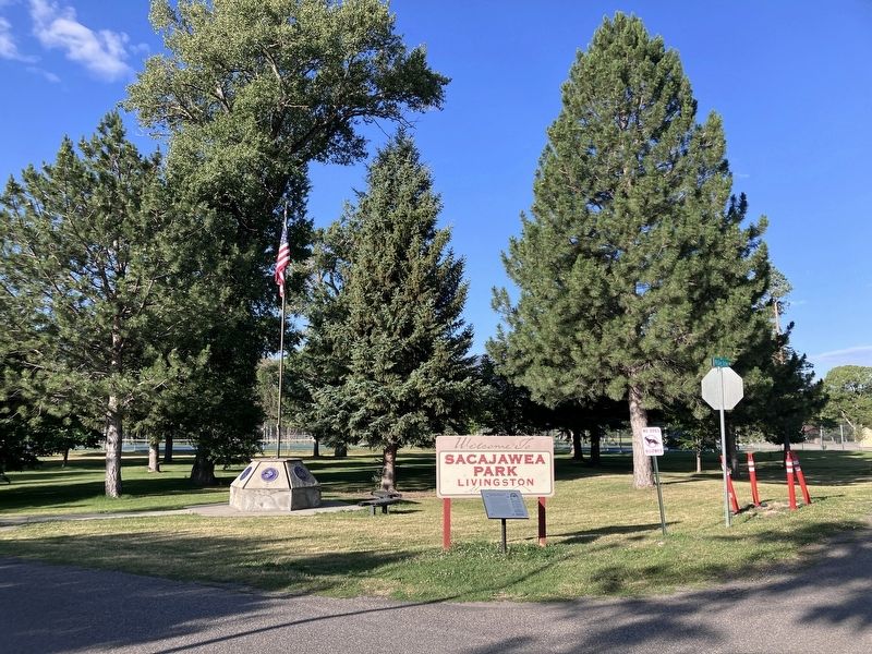 Sacajawea/Miles Park Historic District Marker. Click for full size. Sacajawea/Miles Park Historic District Marker image. Click for full size.