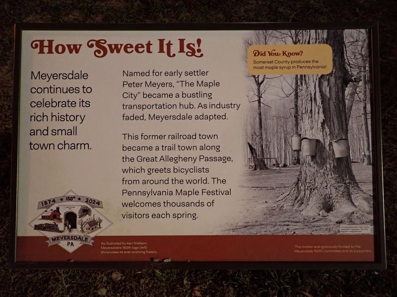 How Sweet It Is! marker. Click for full size. How Sweet It Is! marker image. Click for full size.