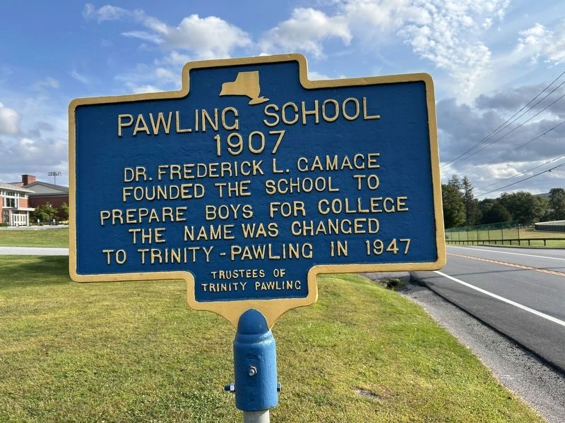 Pawling School 1907 Marker. Click for full size. Pawling School 1907 Marker image. Click for full size.