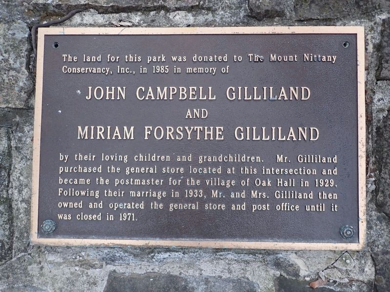 John Campbell Gilliland and Miriam Forsythe Gilliland Marker. Click for full size. John Campbell Gilliland and Miriam Forsythe Gilliland Marker image. Click for full size.