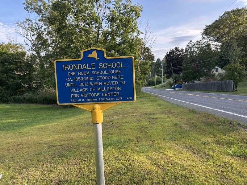 Irondale School Marker. Click for full size. Irondale School Marker image. Click for full size.