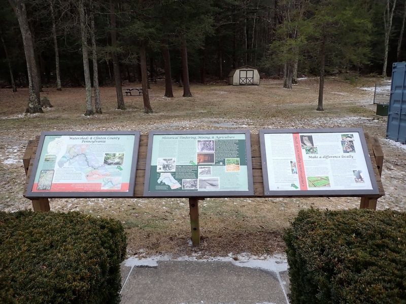 Historical Timbering, Mining, & Agriculture Marker. Click for full size. Historical Timbering, Mining, & Agriculture Marker image. Click for full size.