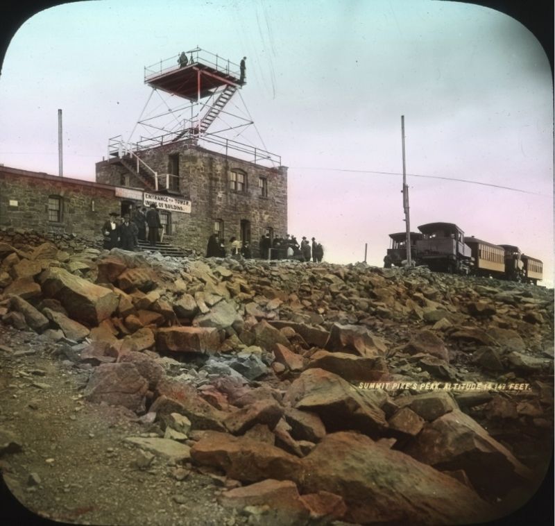 Summit, Pikes Peak. Click for full size. Summit, Pikes Peak image. Click for full size.