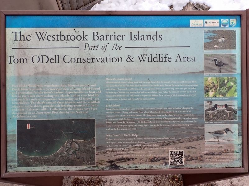 The Westbrook Barrier Islands Marker image. Click for full size.
