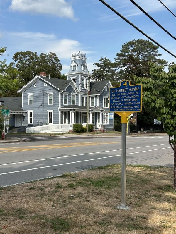 House Across The Street From Dr. Harriet Adams Marker image. Click for full size.