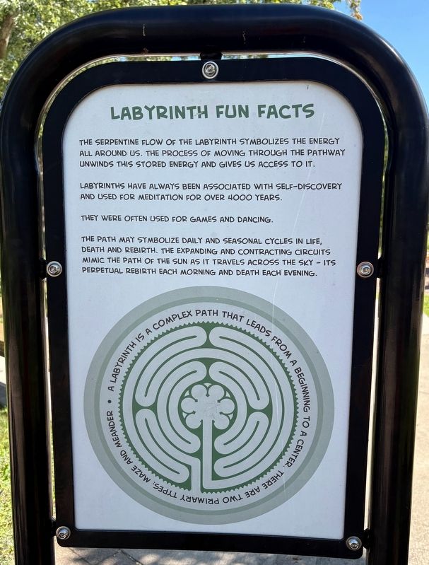 Labyrinth Fun Facts Marker. Click for full size. Labyrinth Fun Facts Marker image. Click for full size.