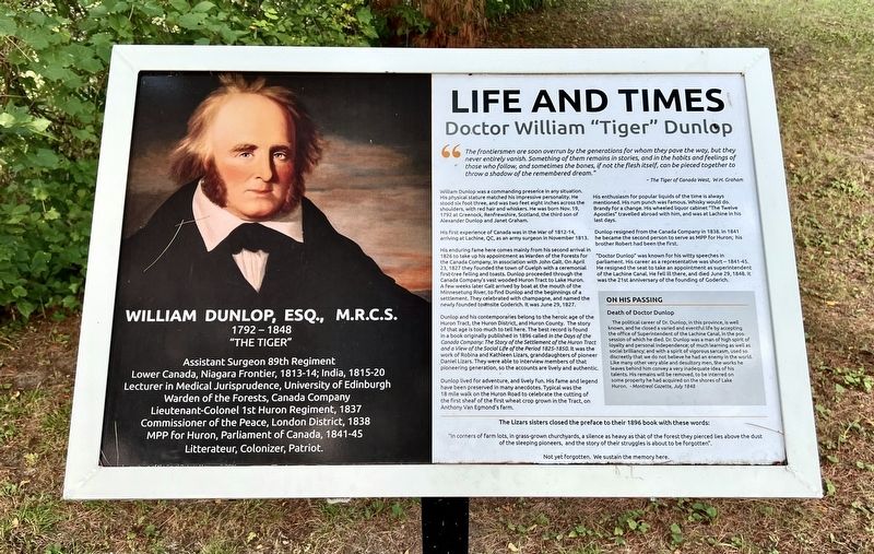 Life and Times Marker. Click for full size. Life and Times Marker image. Click for full size.