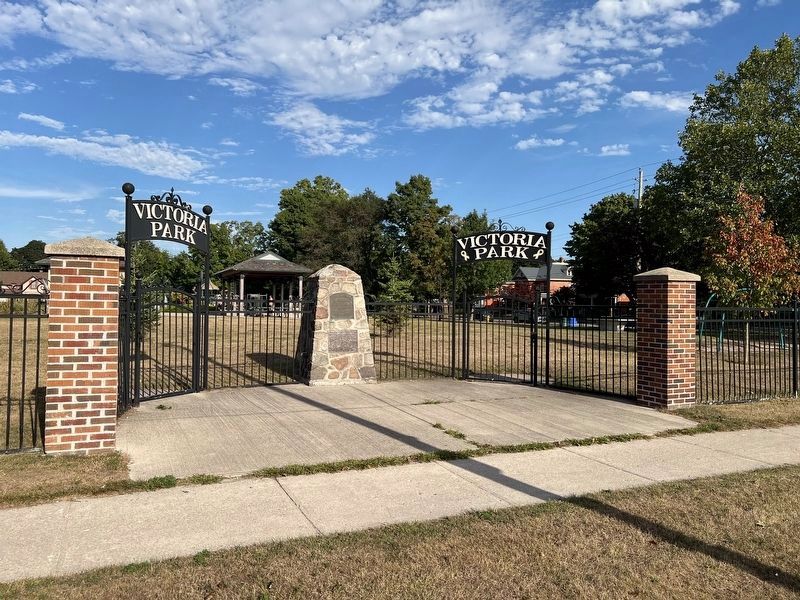 The Canada Company Burial Ground Marker. Click for full size. The Canada Company Burial Ground Marker image. Click for full size.
