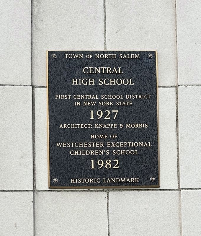 Central High School Marker. Click for full size. Central High School Marker image. Click for full size.