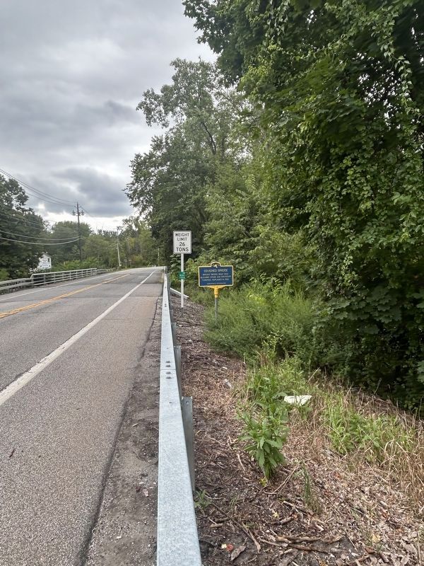 Brooks' Covered Bridge Marker. Click for full size. Brooks' Covered Bridge Marker image. Click for full size.