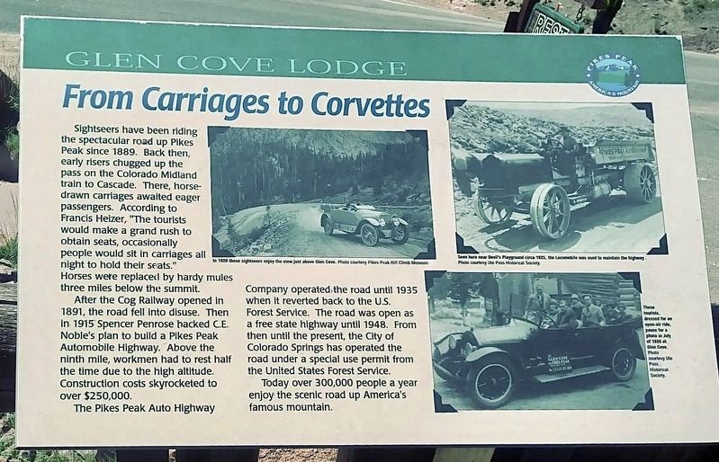 From Carriages to Corvettes Marker image. Click for full size.
