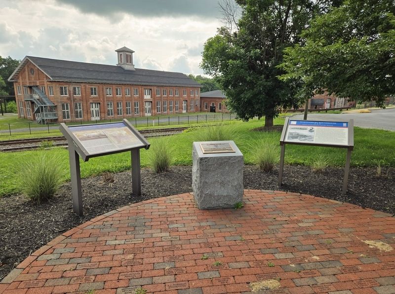 Martinsburg Roundhouse Marker. Click for full size. Martinsburg Roundhouse Marker image. Click for full size.