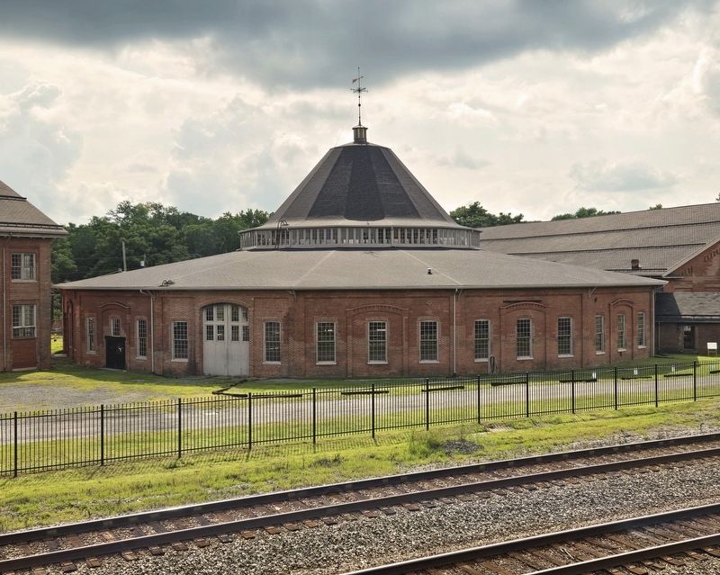 Martinsburg Roundhouse. Click for full size. Martinsburg Roundhouse image. Click for full size.