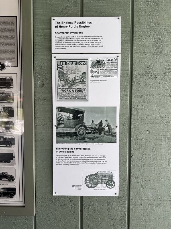 The Endless Possibilities of Henry Fords Engine Marker. Click for full size. The Endless Possibilities of Henry Fords Engine Marker image. Click for full size.