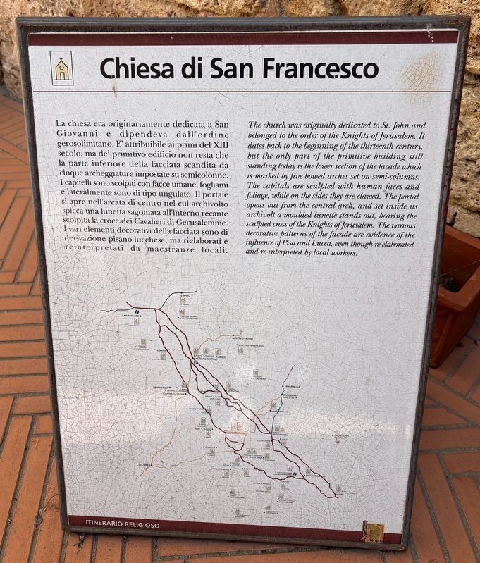 Chiesa di San Francesco Marker. Click for full size. Chiesa di San Francesco Marker image. Click for full size.