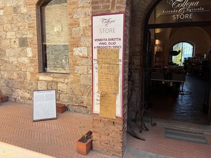 Chiesa di San Francesco / Church of Saint Francis Marker. Click for full size. Chiesa di San Francesco / Church of Saint Francis Marker image. Click for full size.