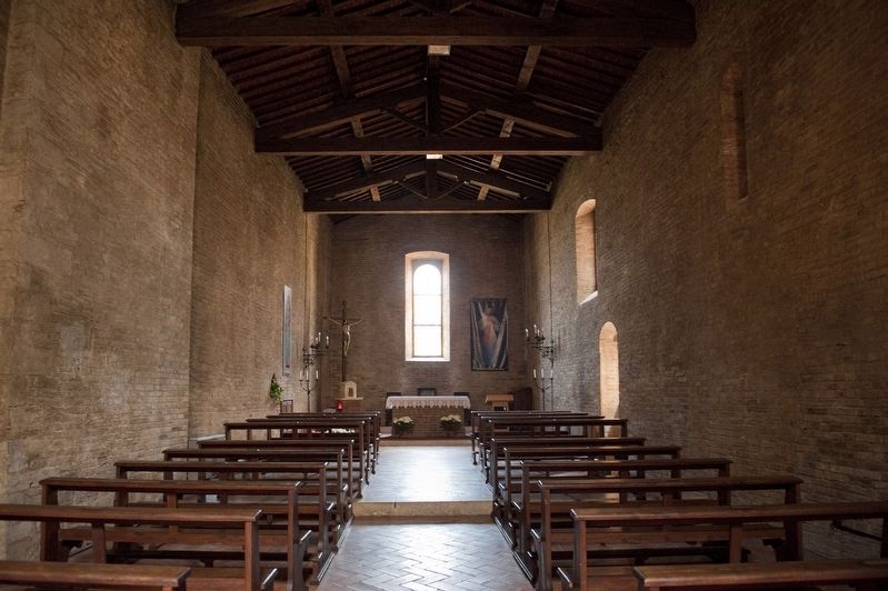 The interior of Chiesa di San Bartolo. Click for full size. The interior of Chiesa di San Bartolo image. Click for full size.