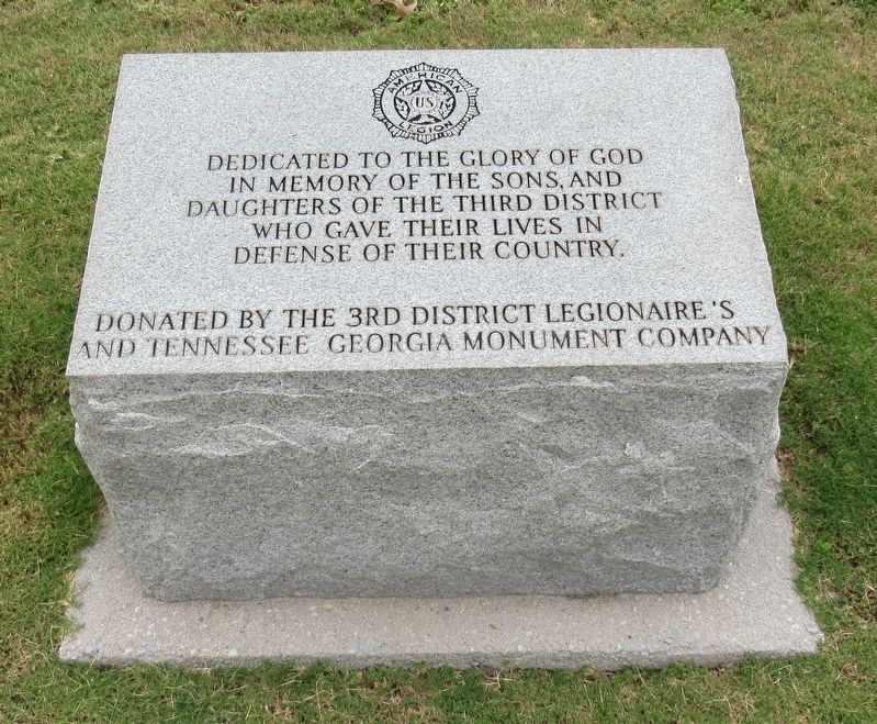 American Legion Marker image. Click for full size.