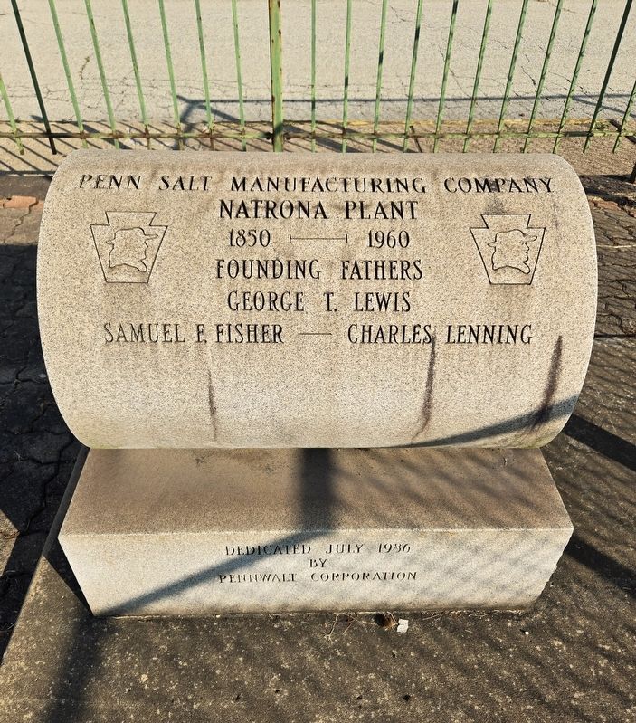 Penn Salt Manufacturing Company Marker image. Click for full size.