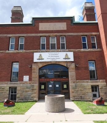 St. Catharines Armoury - Lake Street Entrance. Click for full size. St. Catharines Armoury - Lake Street Entrance image. Click for full size.
