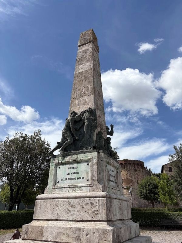 San Gimignano War Memorial, south- and east-facing sides image. Click for full size.