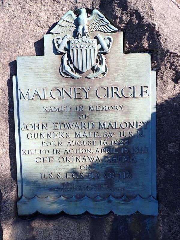 Maloney Circle Marker image. Click for full size.