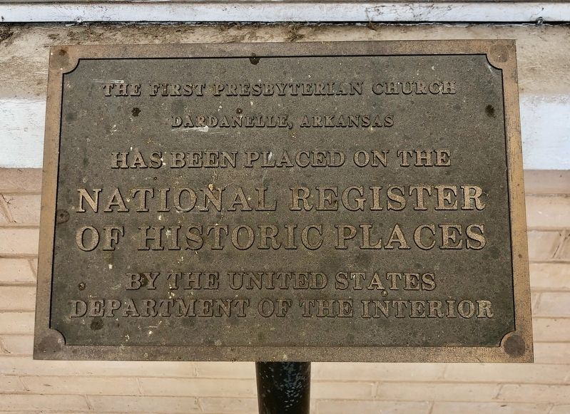 The First Presbyterian Church Marker image. Click for full size.